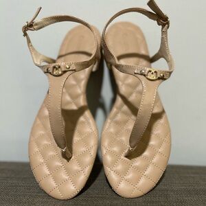 Charter Club Elegant Beige Quilted Sandals